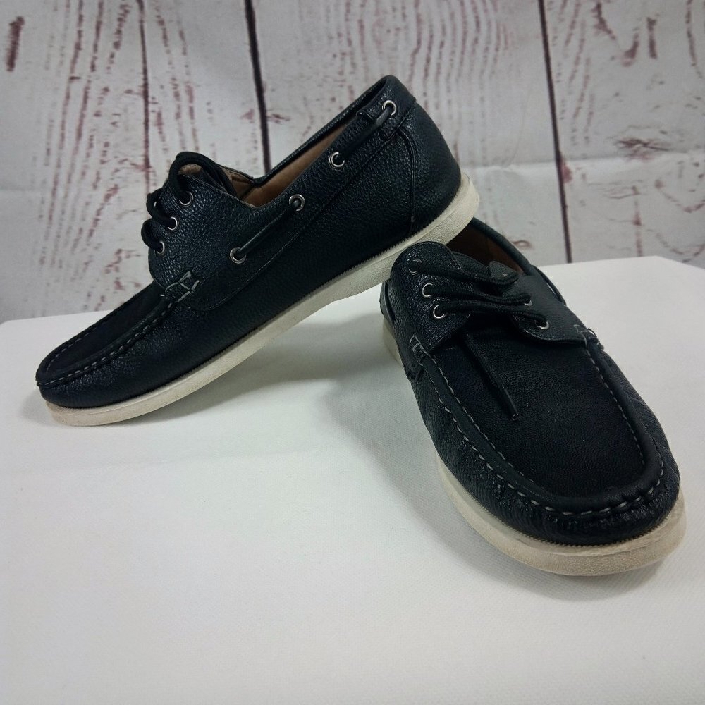 Phat Farm Classic Black Lace Up Casual Shoes 10